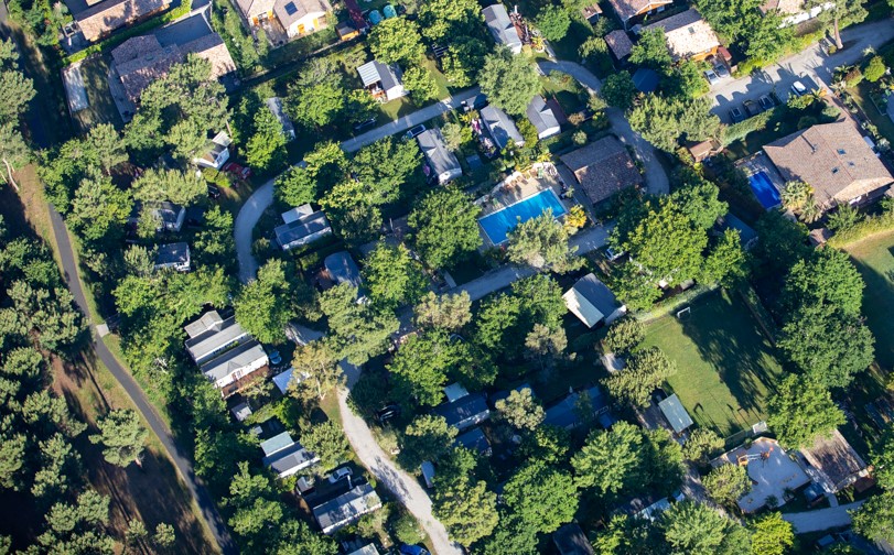 VUE AERIENNE CAMPING HOURTIN